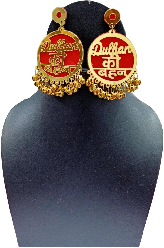 Flipkartcom  Buy MM SMART BUY Handmade Acrylic Dulhan Ki Bhabhi Wedding  Earrings for Women  Girls Acrylic Earring Set Online at Best Prices in  India