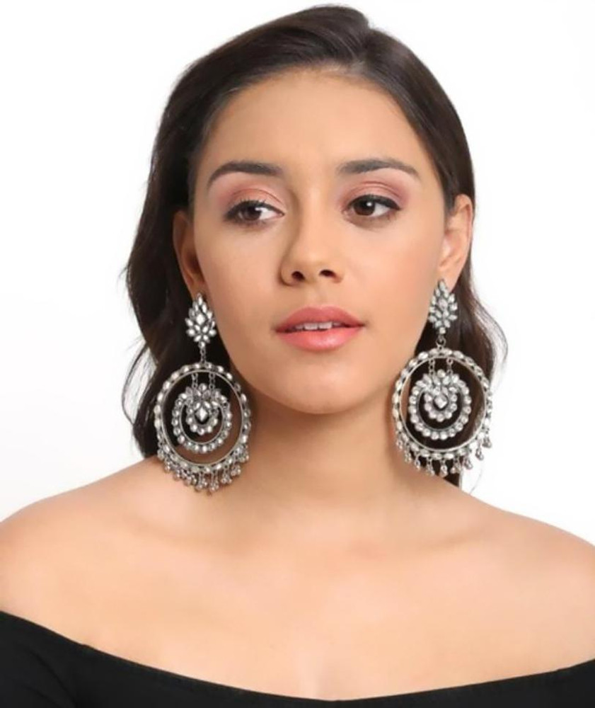 Black Metal Jhumkas  Buy Black Metal Jhumkas online at Best Prices in  India  Flipkartcom