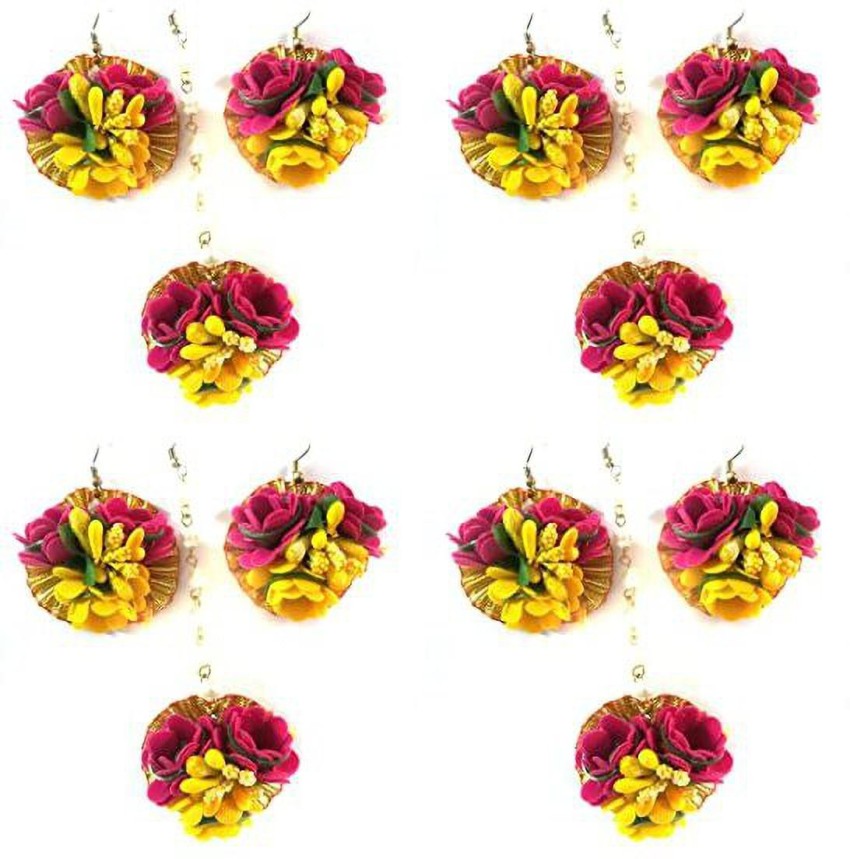 1pair Fashionable Simple & Fresh Flower Earrings For Women | SHEIN USA