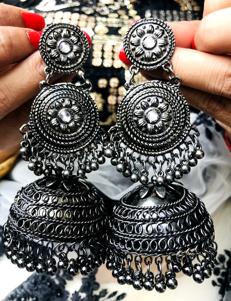 Stone earrings flipkart Clearance