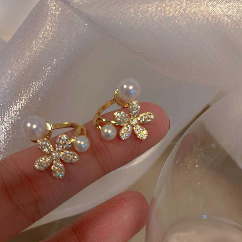 Hanging Solitaire Diamond Earrings  Jewelbox
