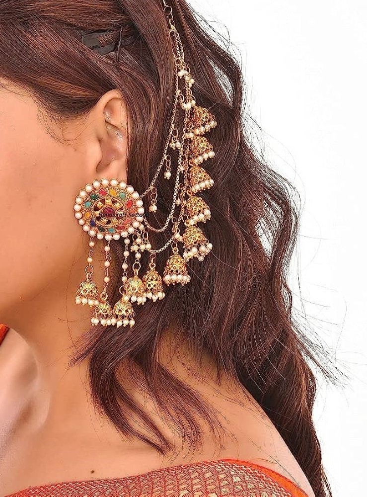 Buy Gold Plated Earrings for Women by Zeneme Online  Ajiocom
