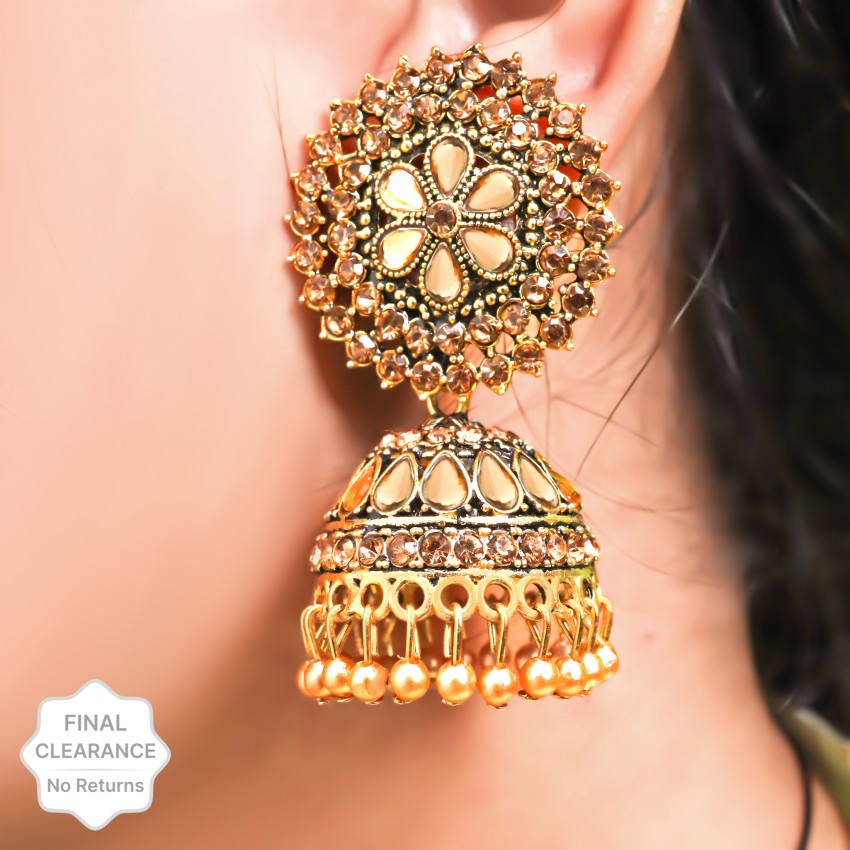 Buy Earring Combo Of 11 Set For Girls  Women Artificial Gold Plated Alloy  Jhumki Earring Online at Best Prices in India  JioMart