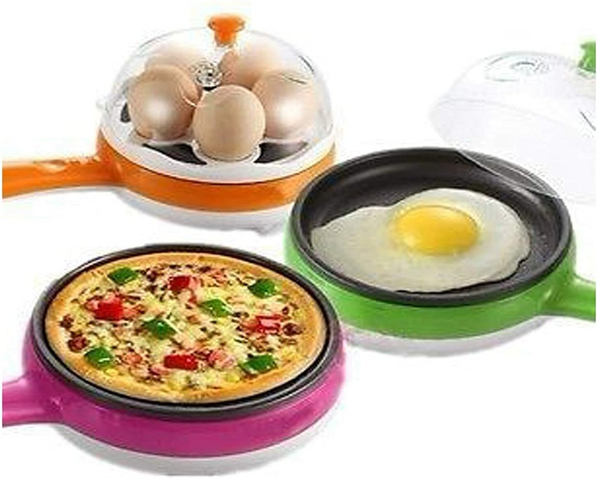 Multi-functional 2 In 1 Frying Pan With Egg Boiler