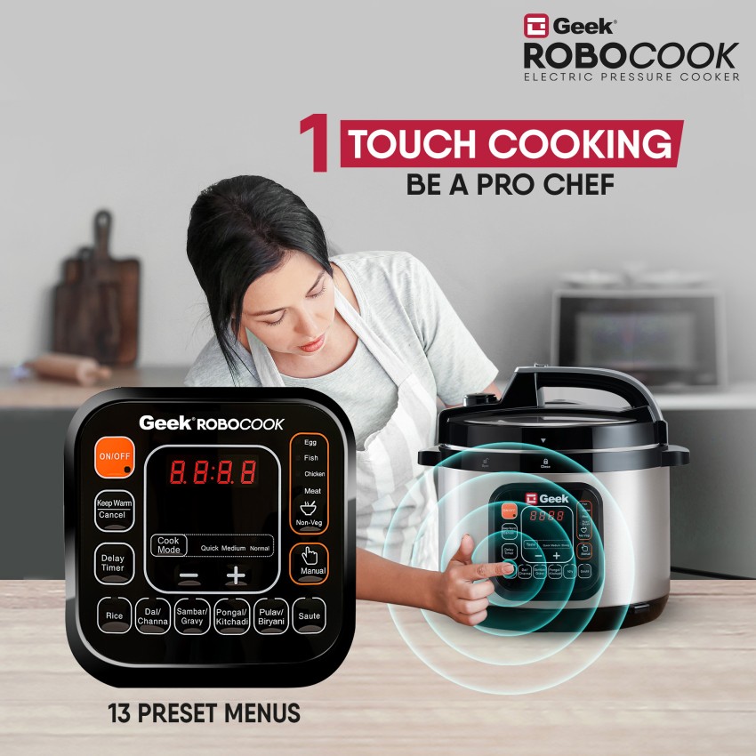 geek robocook automatic electric pressure cooker