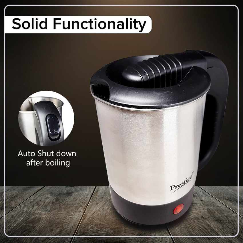 Mini Electric Kettle Tea Coffee Stainless Steel 600W