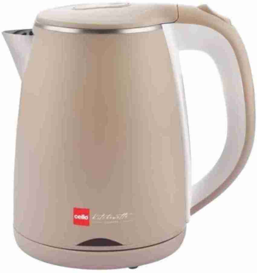 Cello Quick Boil Primo 1.5 Litre Electric Kettle 1500 Watts- Free Shipping