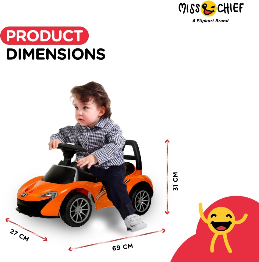 Miss Chief by Flipkart Kids car music and lights 1 to 4 years