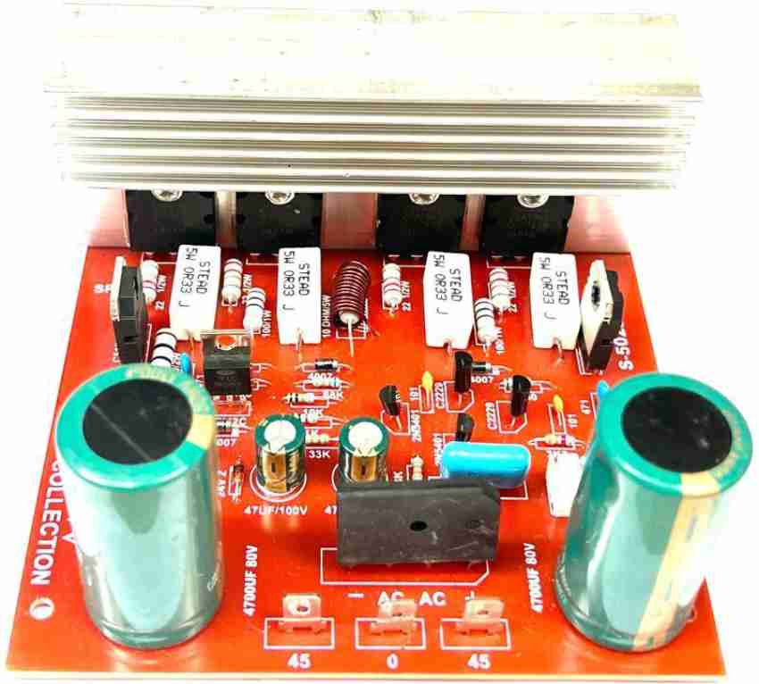 M V COLLECTION 300 WATT MONO 2SC5200 2SA1943 AMPLIFIER BOARD WITH