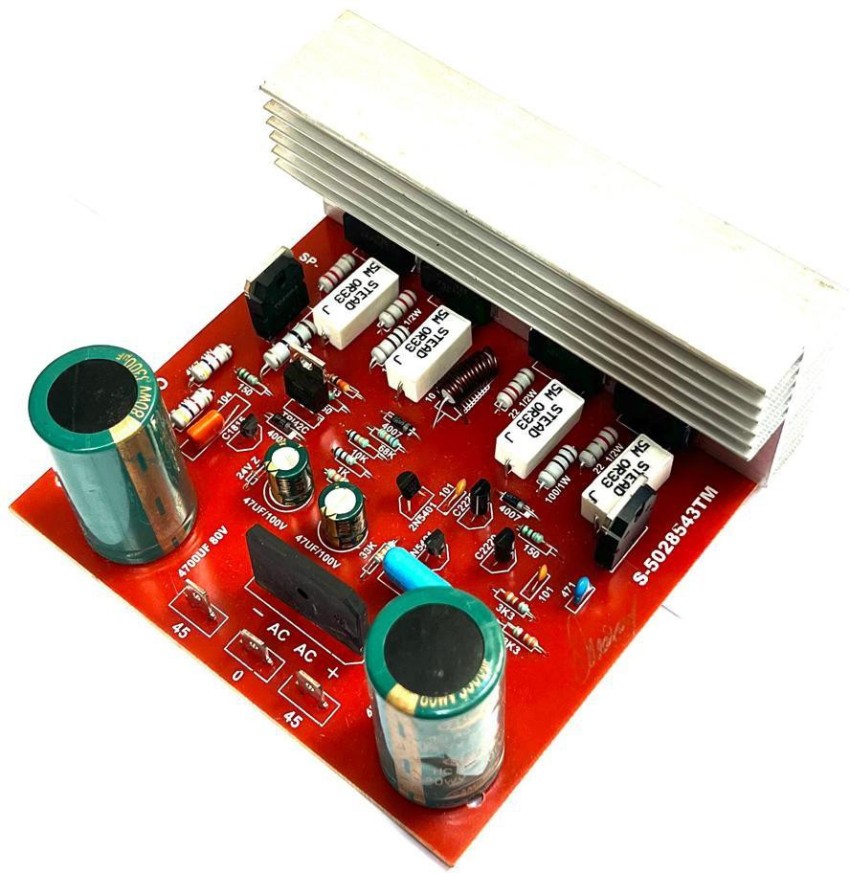 M V COLLECTION 300 WATT MONO 2SC5200 2SA1943 AMPLIFIER BOARD WITH