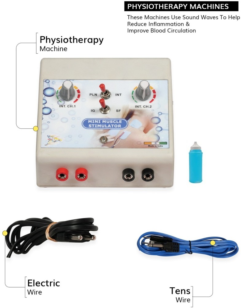 Electric Electrotherapy Machine 4 Channel Physical PhysioTherapy Massager  Device