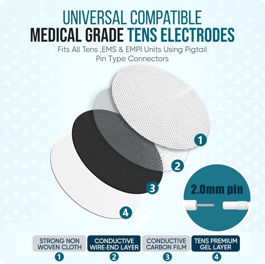  Discount TENS, EMPI Compatible TENS Electrodes, 8