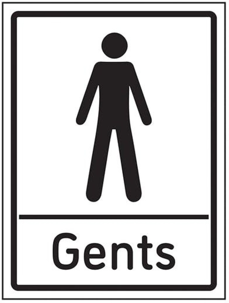 Gents Toilet Sign Board Template Postermywall 44 Off 