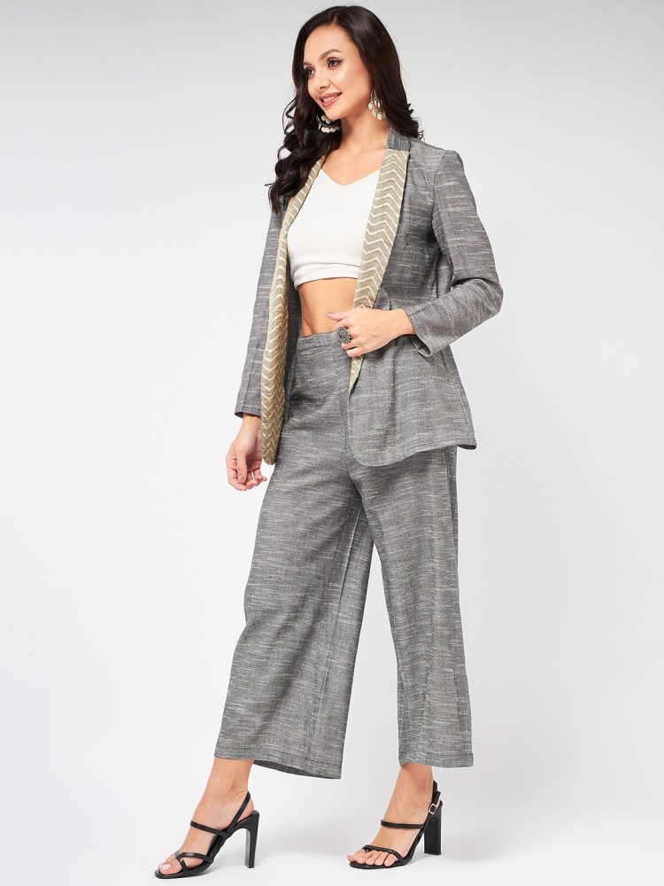 Green Blazer Trouser Suit Set for Women  Fashion Pioneer