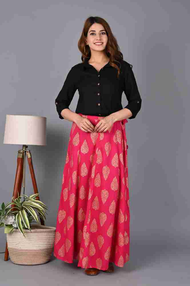 Long skirt on sale and top flipkart