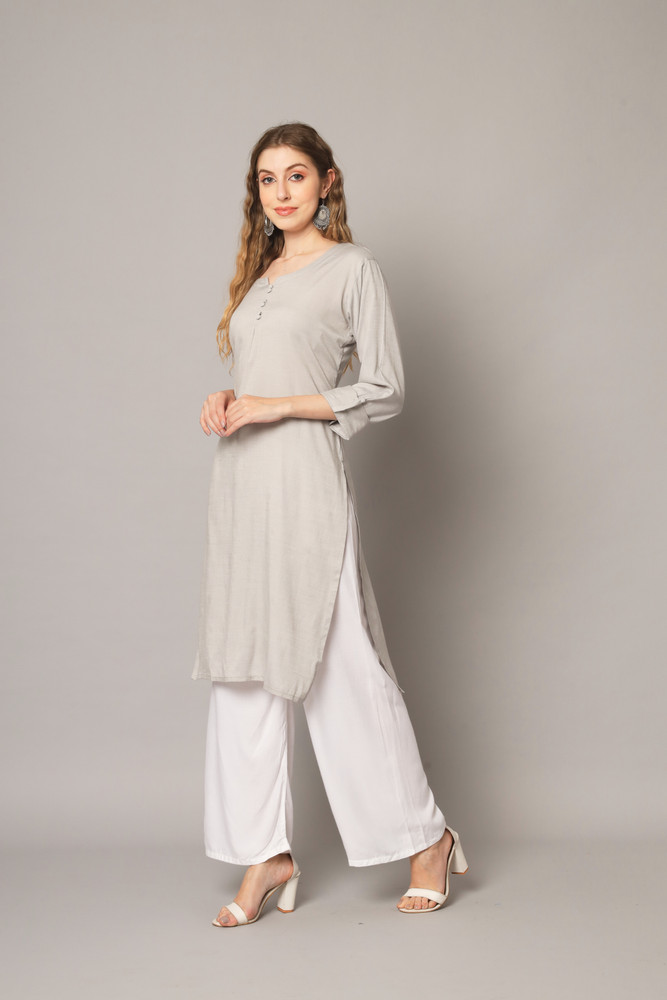 Top 78+ frill sleeves kurti with palazzo super hot songngunhatanh.edu.vn