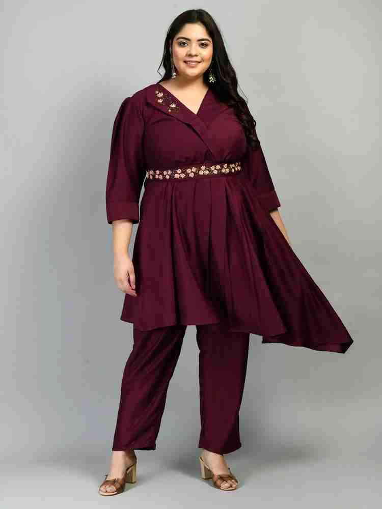 Prettyplus by Desinoor Women Kurta Pant Set Buy Prettyplus by