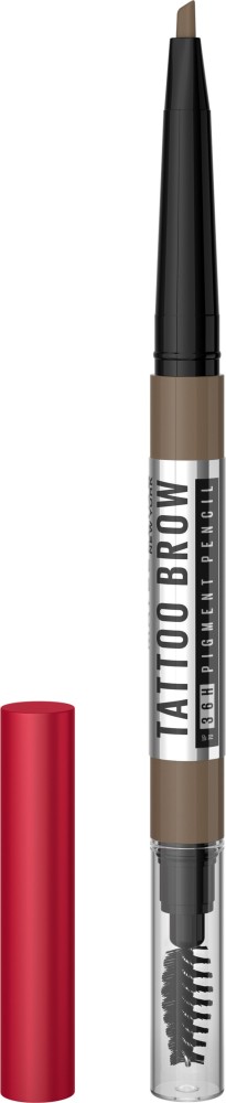 Buy Maybelline Waterproof Eyebrow Pencil With Precision Tip Tattoo Brow  36 Hr Brow Pencil Natural Brown 025gm Online at Low Prices in India   Amazonin