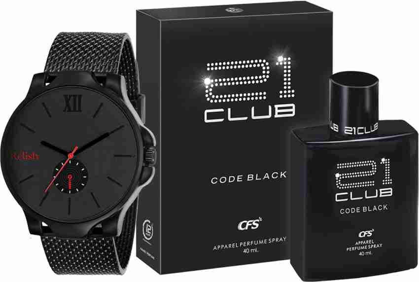 Relish Black Watch Perfume Men Combo Pack Gift Set Diwali