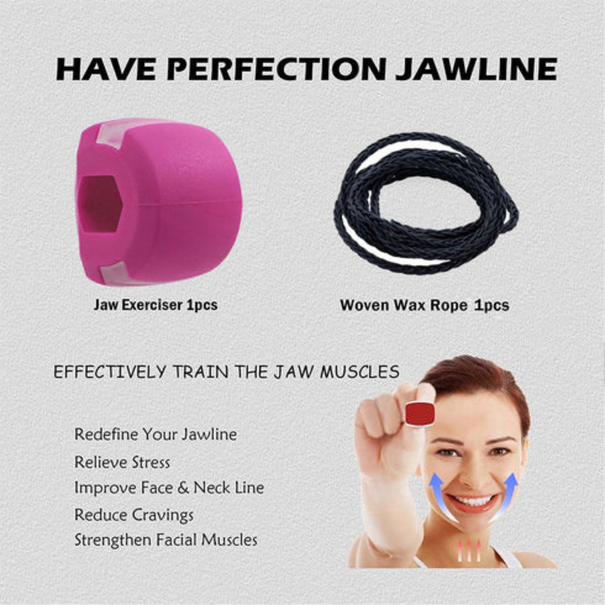 citystores Jaw Exerciser Jawline Exerciser Chiseled Jawline Shaper Fac –  TweezerCo