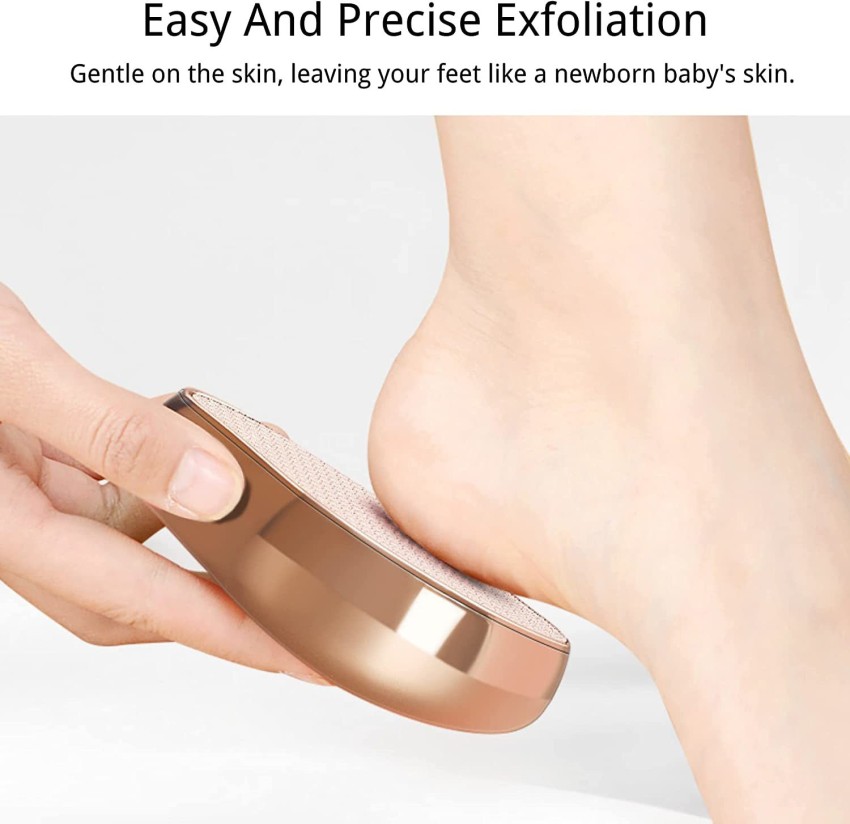 Glass Foot File Callus Remover - Foot Scrubber and Heel Scraper for Dead Skin  Removal, Foot Buffer Pedicure Tool, Perfect for Men and Women, Get Soft,  Smooth Feet