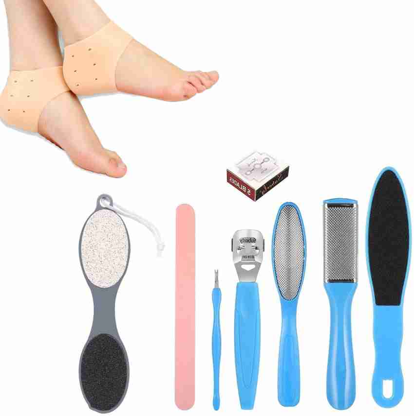 Foot Scrubber Foot Rasp And Callus Remover Foot File Professional Foot Care  Stainless Steel Foot Rasp - 1pcs style one black + 1pcs style one white 