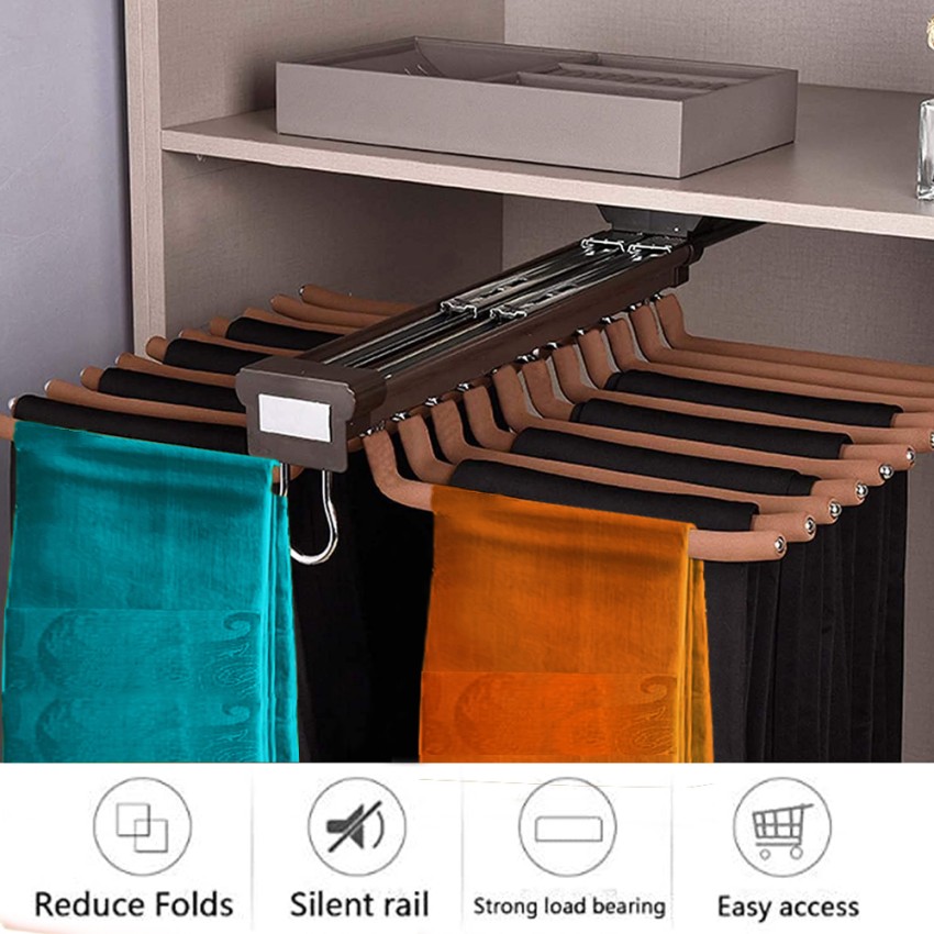 Moka Pull Out Trouser Rack  Pullout Trousers Hangers  Wardrobe storage  Wardrobe systems Trouser hangers
