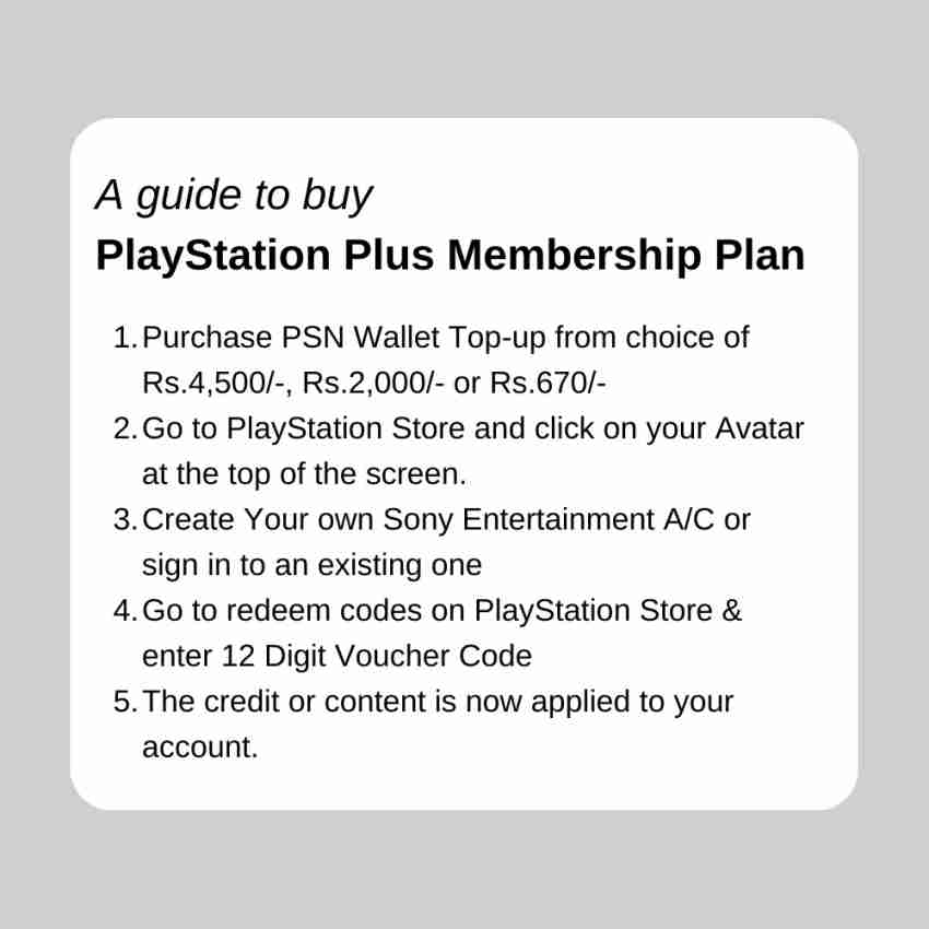 Buy Sony The Last of US Hit (PS4)&PlayStation Store (PSN) WALLET TOP- UP  INR 670 (PS5/PS4) Online at Low Prices in India