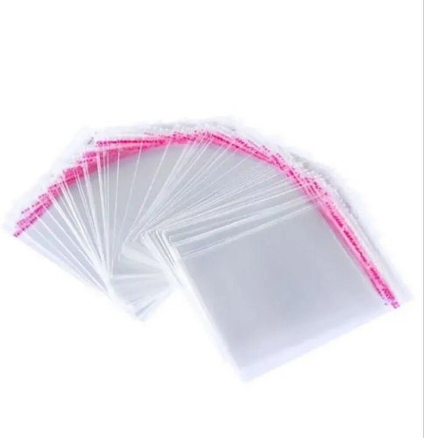 16X20 Inches Transparent Plastic Packing Bags Adhesive Plastic Poly B   dmsretail