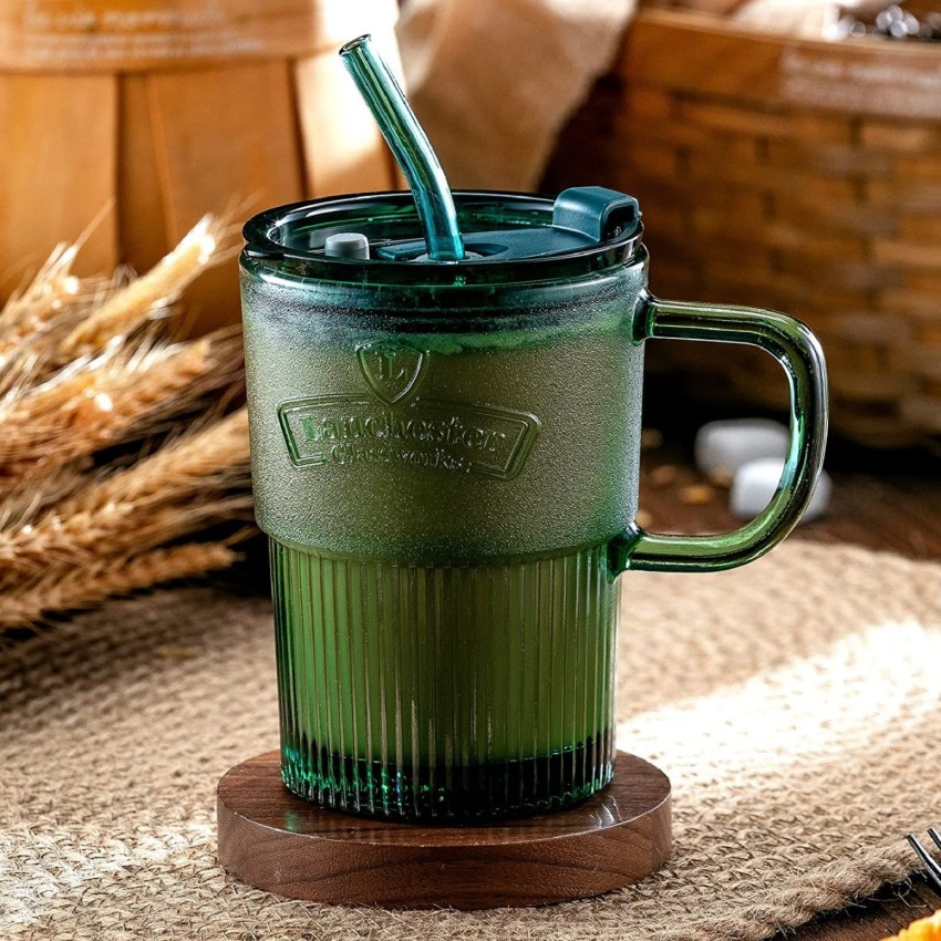 Wide Heaven Glass Tumbler with Lid and Straw Dual-use Drinking Leak Proof  Coffee Tumbler Glass Coffee Mug Price in India - Buy Wide Heaven Glass  Tumbler with Lid and Straw Dual-use Drinking