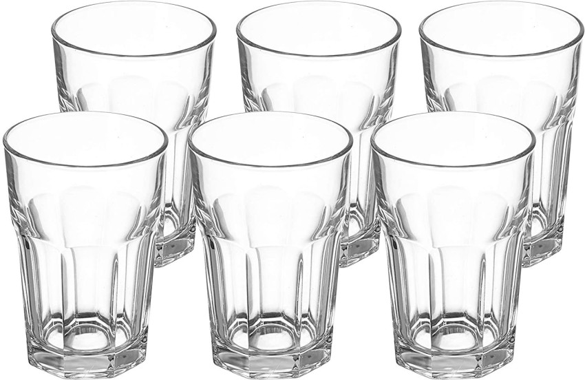 Meldique (Pack of 6) Juice Glass Drinking Glass Water Glass Set For Home  Office Restaurant Glass Set Water/Juice Glass Price in India - Buy Meldique  (Pack of 6) Juice Glass Drinking Glass