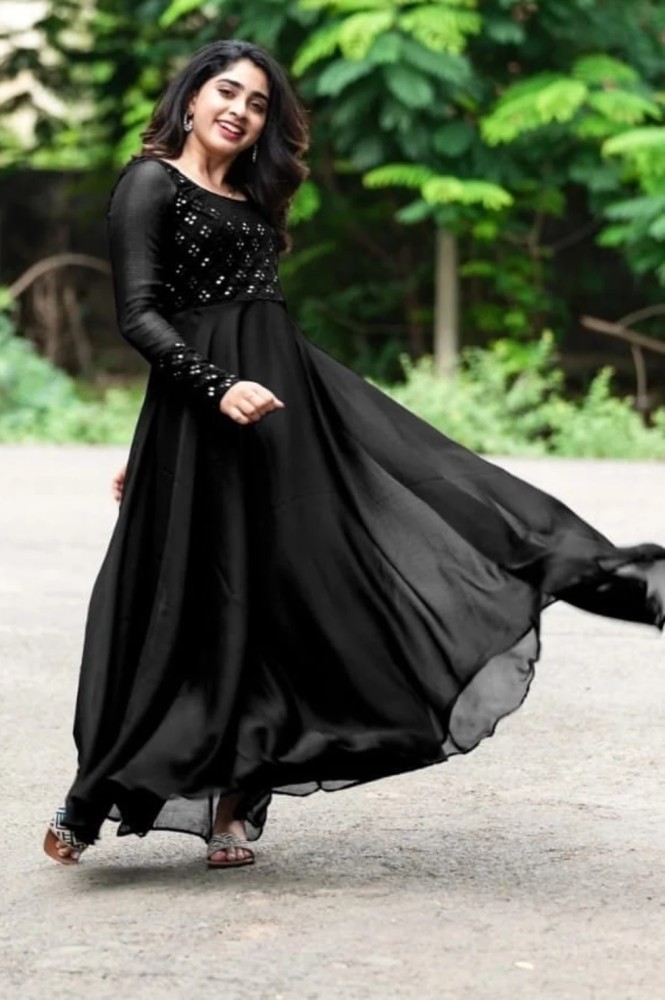 Black Gowns Online Latest Designs of Black Gowns Shopping
