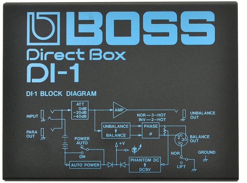 BOSS DI-1 Direct Box Guitar Processor Price in India - Buy BOSS DI