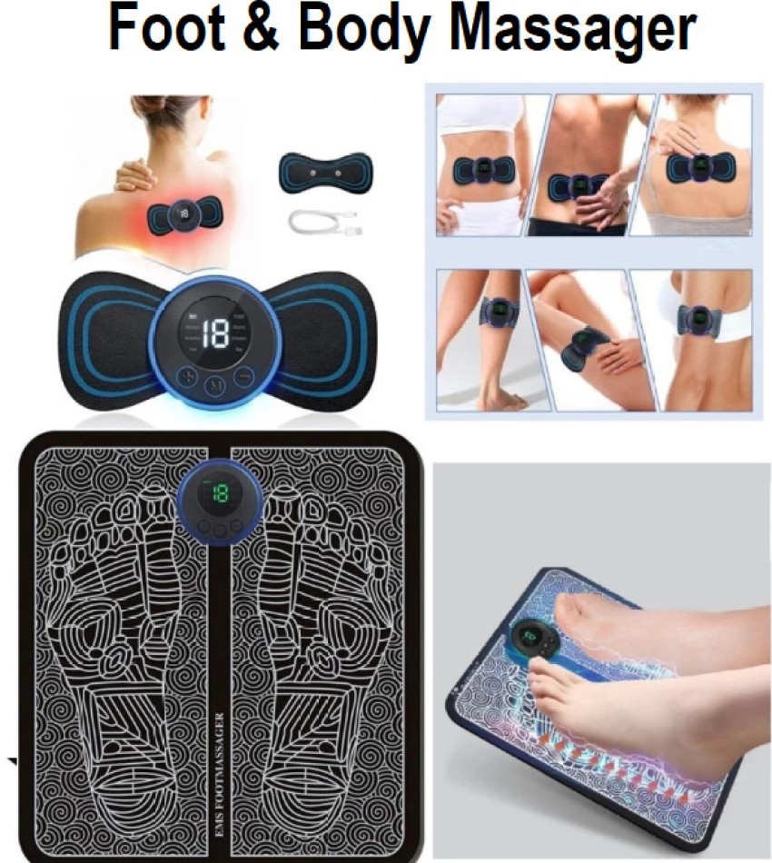 EMS Foot & Body Massager // 6 Modes intensity // butterfly massage // Mini  Massager How to Use 