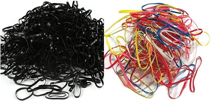 Beauteous  Pack of 200 Multicolor rubber band for hair Disco rubber band  for girls  rubber