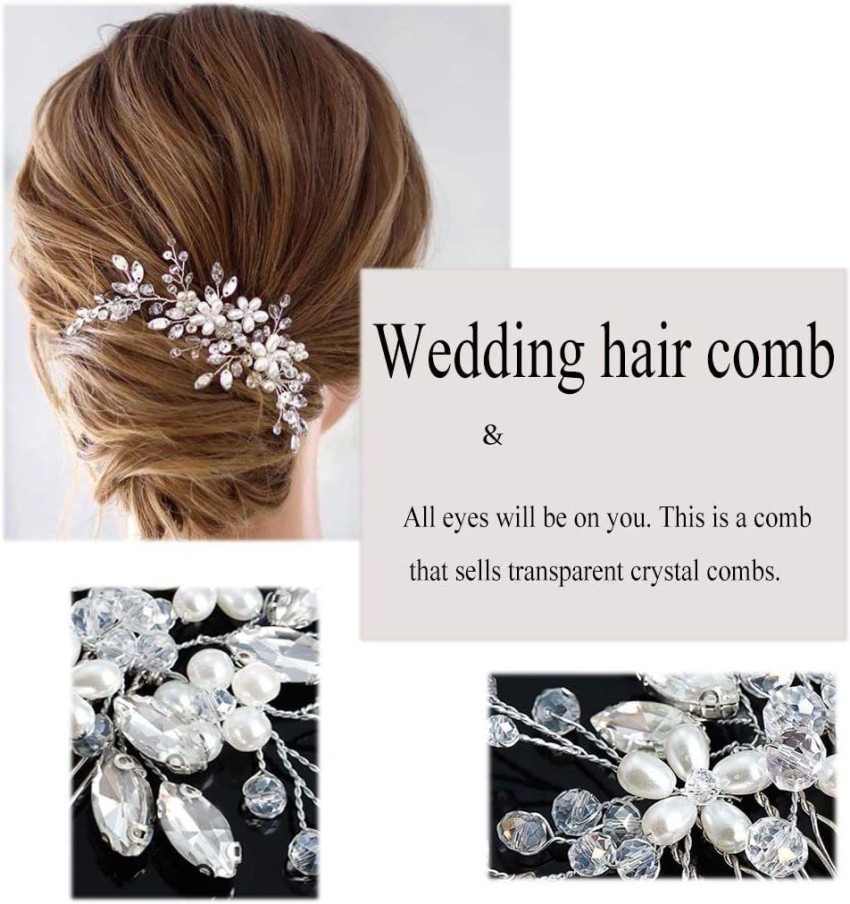 Evie  bridal hair accessories  bridal accessories  WED2B