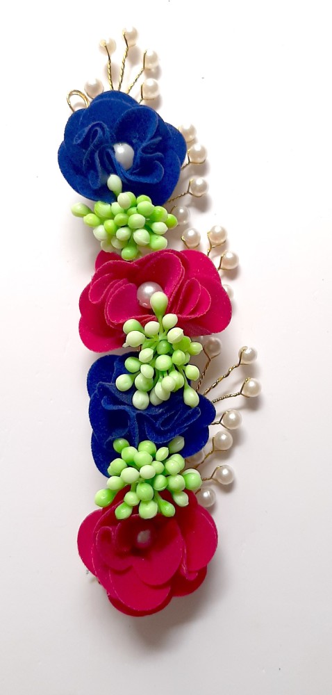 Yellow Chimes Comb Pin for Women Hair Accessories for Women Floral