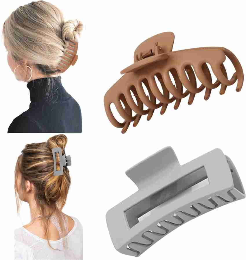 Softwrap 2Pcs Big Hair Claw Clips for Women Large Claw Clip for Thin Thick  Curly Hair Hair Claw Price in India - Buy Softwrap 2Pcs Big Hair Claw Clips  for Women Large