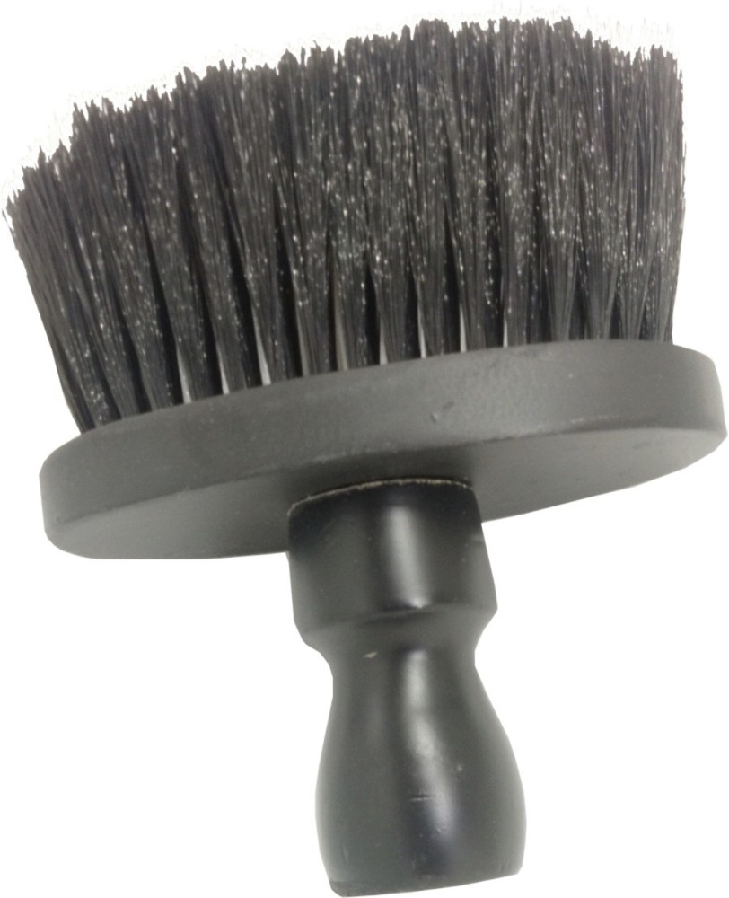 Plastic Black and Silver Neck Duster Brush