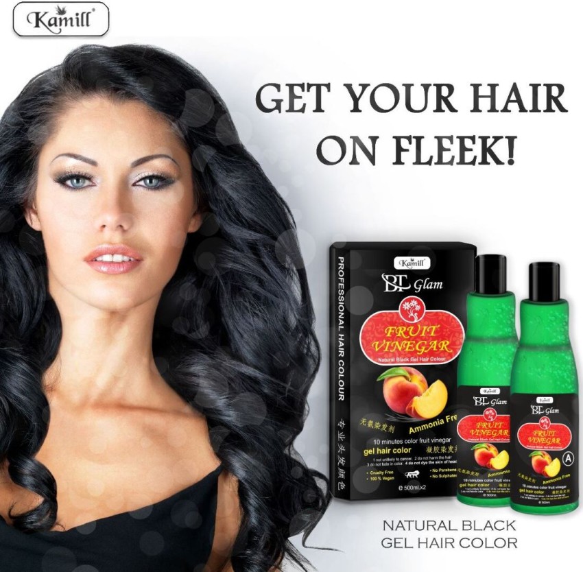 URBANMAC Fruit Vinegar Black Gel Color Professions Hair Colour  Shampoo  Massager  Black Price in India Full Specifications  Offers   DTashioncom