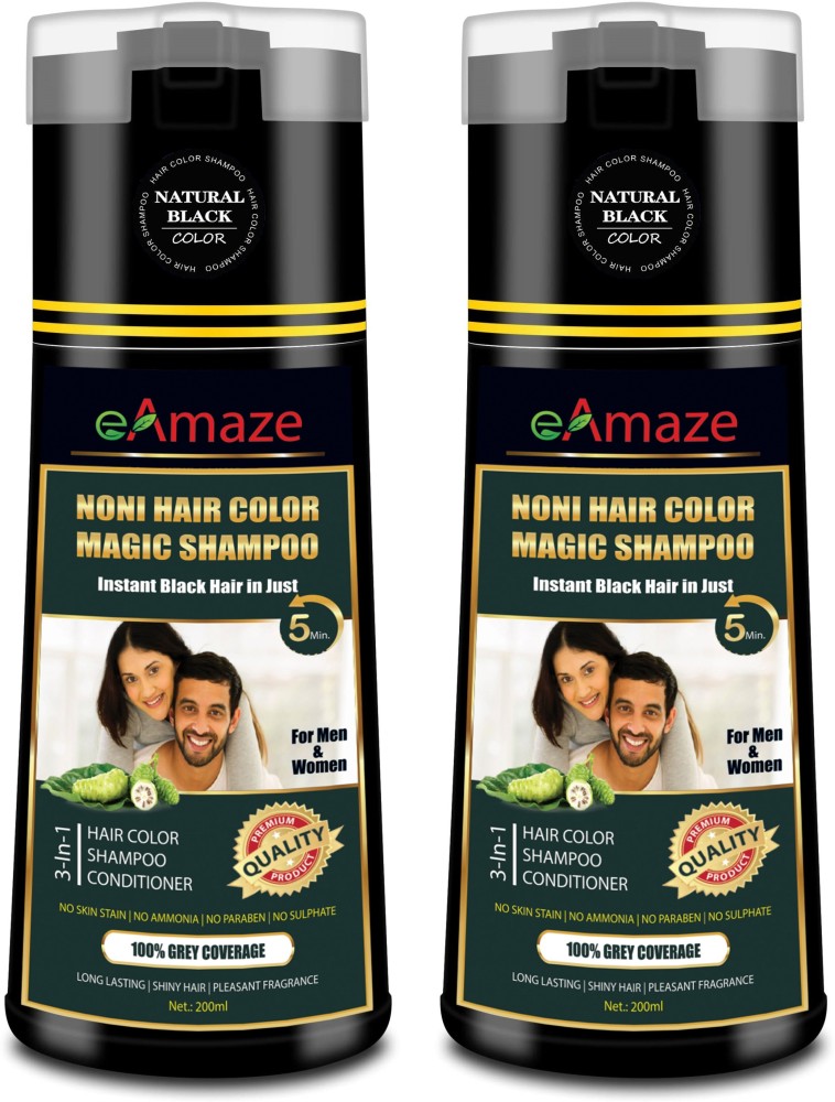 Instant Hair Colouring Shampoo 3 in 1 Black Hair India  Ubuy
