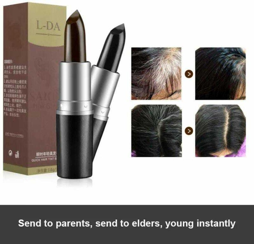 Buy KISS Quick Cover Gray Hair Root Touch Up Stick 2 Pack  Black Online  at desertcartINDIA