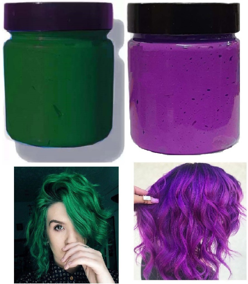 Buy Hair Color Wax Unisex Disposable Purple Hair Dye Hairstyle Coloring  Cream for Party Cosplay Halloween Masquerade Club Temporary Hair Dye  for Men and Women 423oz Online at desertcartINDIA