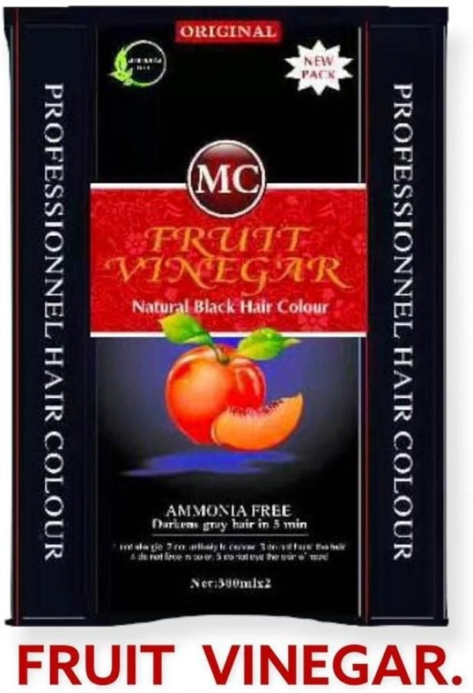 Black Fruit Vinegar Hair Dye Box Packaging Size 1 kg