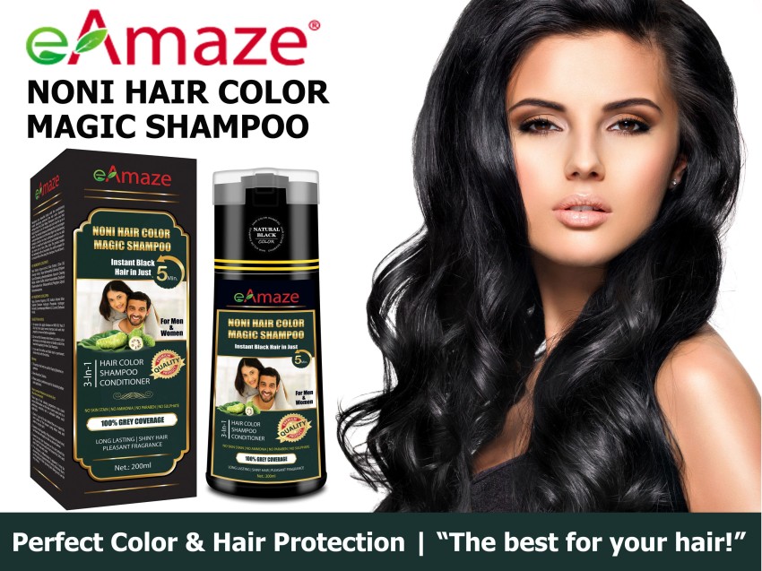 Buy VIP HAIR COLOUR SHAMPOO Permanent Hair Color for Men and Women Black   180ml Pack of 2  Shampoo Based Instant Hair Colour  Ammonia Free   Alternative to Traditional Hair