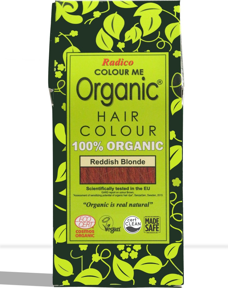 Radico 100% Organic Hair Color ( Made Safe & Eco-Cert Certified) , Raddish  Blonde - Price in India, Buy Radico 100% Organic Hair Color ( Made Safe &  Eco-Cert Certified) , Raddish