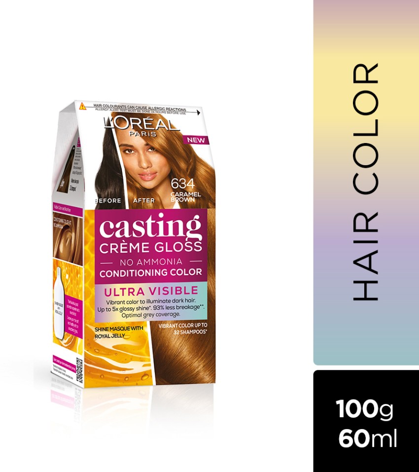 LOréal Paris Excellence Fashion Highlights Hair Color Pack of Two   Caramel Brown  Price in India Buy LOréal Paris Excellence Fashion  Highlights Hair Color Pack of Two  Caramel Brown Online