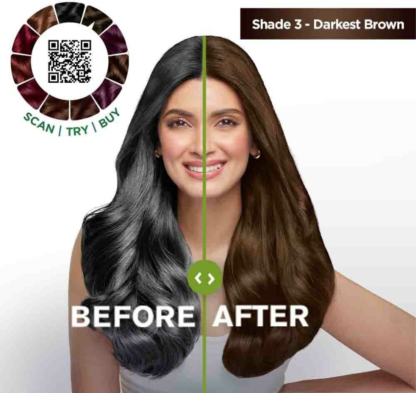 Garnier Color Naturals 3 Dark Brown Hair Color  Visit Cosmetics
