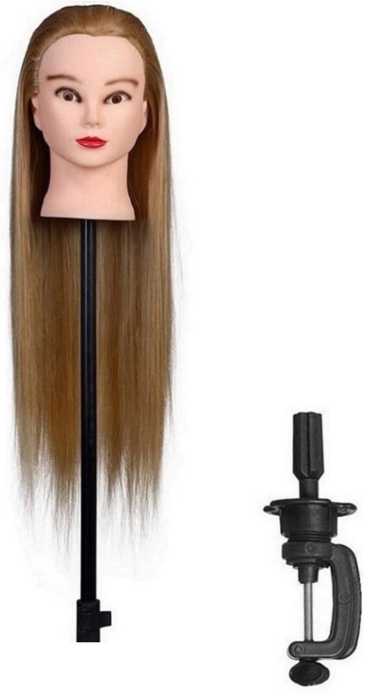 A H S Golden Synthetic hair Dummy for Cutting and Styles Length 24-26 Set  of 1 Hair Extension Price in India - Buy A H S Golden Synthetic hair Dummy  for Cutting and Styles Length 24-26 Set of 1 Hair Extension online at  