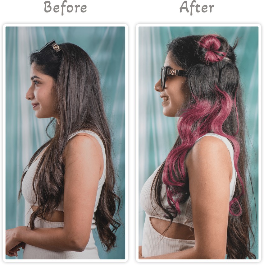 hair originals 100% Original Human Colour Streak Extensions